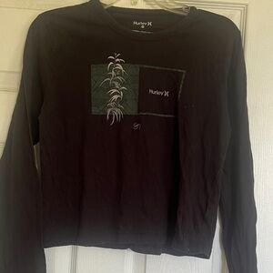 Sig Zane Hurley Koa Black Graphic Long Sleeve Tee